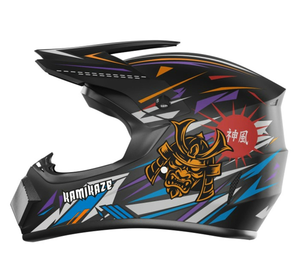 Kamikaze Kask pełny Ninja - XL - 1526327 - zdjęcie 2